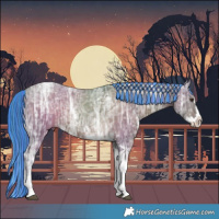 Horse Color:Painted Liver Chestnut Ice Mushroom Splash Tobiano 