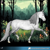 Horse Color:Silver Bay Chinchilla Dun 