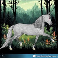 Horse Color:Silver Grullo Chinchilla 