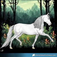 Horse Color:Silver Classic Champagne Chinchilla Splash Rabicano