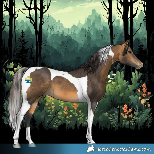 Horse Color:Buckskin Tobiano 