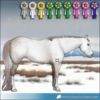 Horse Color:Gray Chocolate Bay Dun
