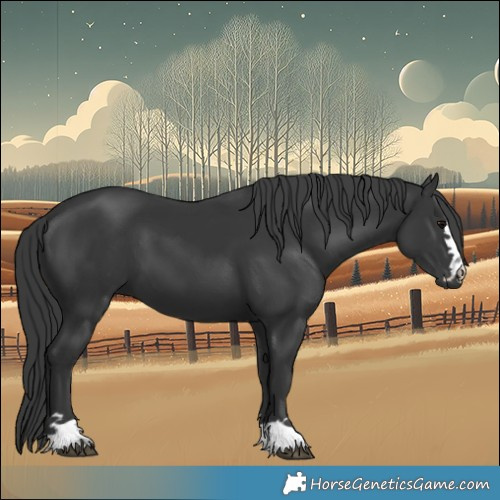 Horse Color:Black 