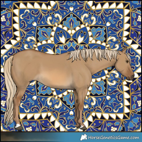 Horse Color:Chocolate Palomino Dun 