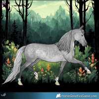 Horse Color:Silver Grullo Chinchilla 