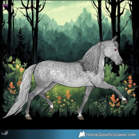 Horse Color:Silver Grullo Chinchilla 