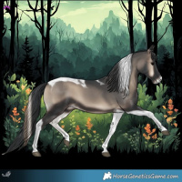 Horse Color:Blue Onyx Tobiano 