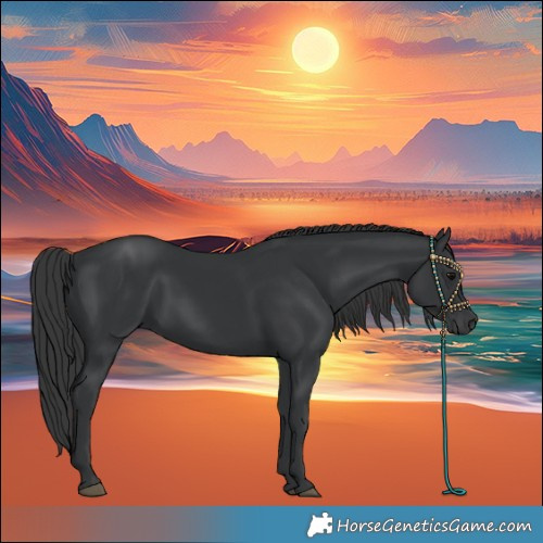 Horse Color:Black 