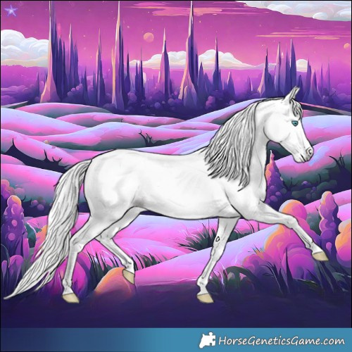 Horse Color:Gray Silver Amber Cream Champagne Roan Dun Splash Tobiano Frame Appaloosa Rabicano 