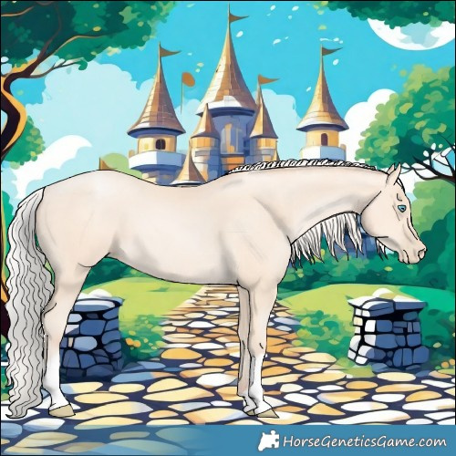 Horse Color:Silver Amber Cream Champagne Pearl 