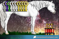 Horse Color:Gray Silver Smoky Black Splash Tobiano Appaloosa 