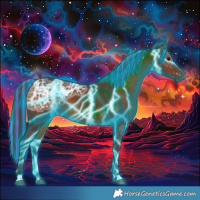 Horse Color:Painted Thunderstruck Bay Ice