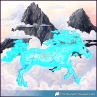 Horse Color:Painted Thunderstruck White Spotted Brown Ice Onyx 