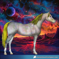 Horse Color:Painted Nacre Bay Ice Onyx