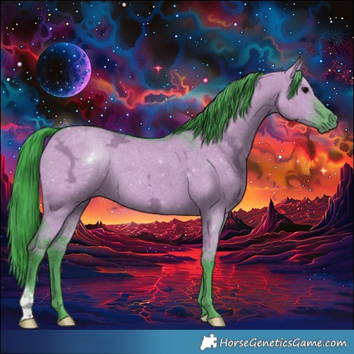 Horse Color:Watercolor Grullo Ice
