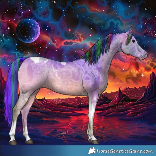 Horse Color:Painted Watercolor Brown Ice and Painted Watercolor Brown Ice Tobiano