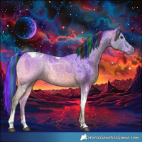 Horse Color:Painted Watercolor Brown Ice  and Painted Watercolor Brown Ice Tobiano 