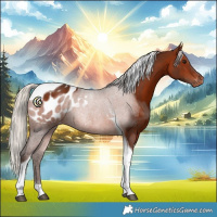 Horse Color:Silver Bay Tobiano Blanket