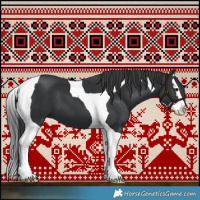 Horse Color:Black Splash Tobiano 