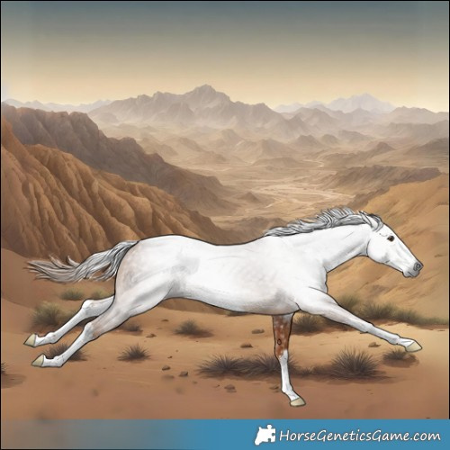 Horse Color:Gray White Spotted Chestnut 