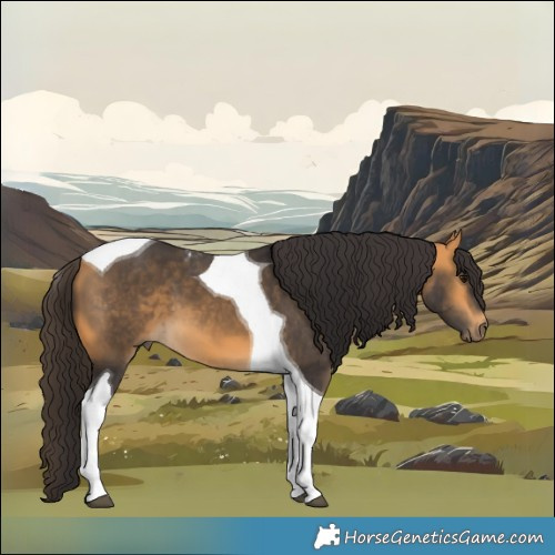 Horse Color:Buckskin Tobiano 