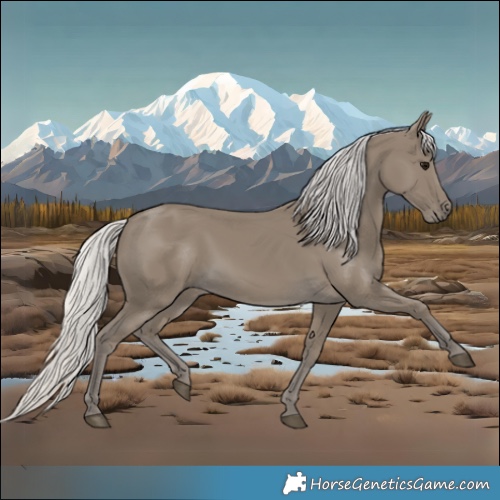 Horse Color:Silver Smoky Black 