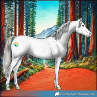 Horse Color:Liver Chestnut Mushroom Sabino 