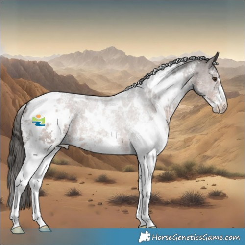 Horse Color:White Spotted Liver Chestnut Sabino 