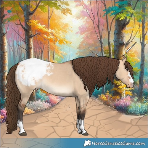 Horse Color:Bay Dun Appaloosa 