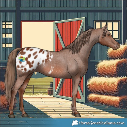 Horse Color:Chestnut Appaloosa 