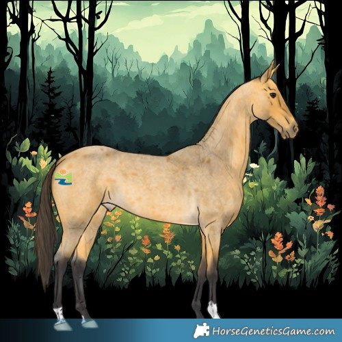 Horse Color:Buckskin Roan 