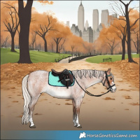 Horse Color:Silver Bay Roan Sabino 