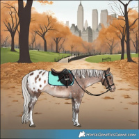 Horse Color:White Spotted Silver Brown Tobiano Blanket Rabicano 