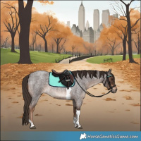 Horse Color:Liver Red Roan Tobiano 