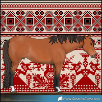 Horse Color:Bay Rabicano