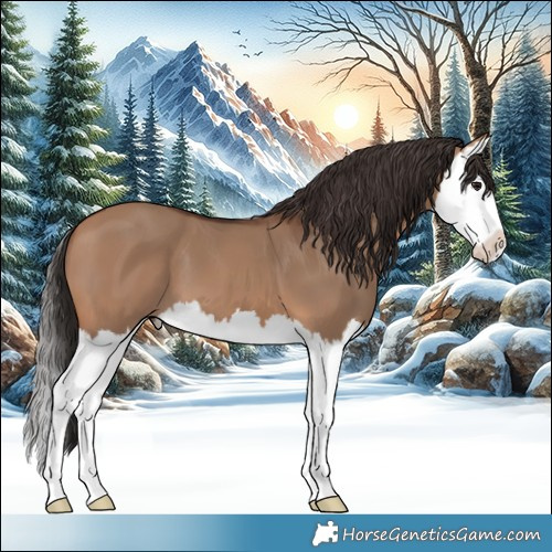 Horse Color:Bay Dun Splash 