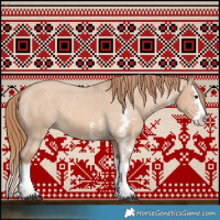 Horse Color:Red Dun Sabino Splash Varnish 