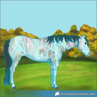 Horse Color:Thunderstruck Blue Onyx Ice Sabino 