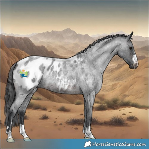 Horse Color:Brown Roan Appaloosa 
