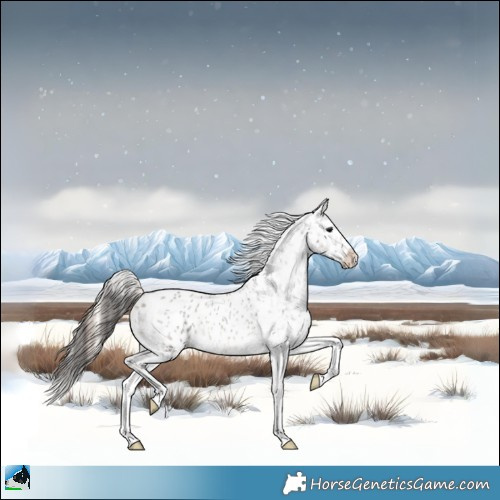 Horse Color:Blue Onyx Roan Appaloosa 