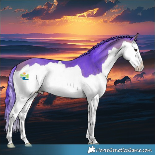 Horse Color:Watercolor Bay Splash 