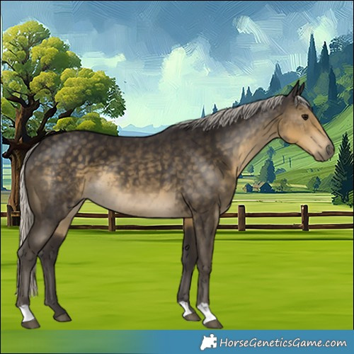 Horse Color:Silver Smoky Black