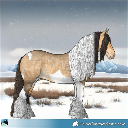 Horse Color:Buckskin Ice Dun Mushroom Tobiano Rabicano 