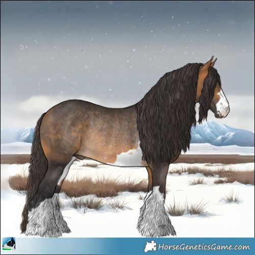 Horse Color:Buckskin Rabicano 