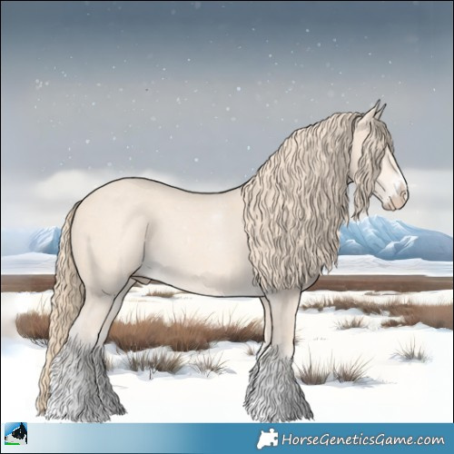 Horse Color:Perlino 