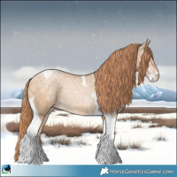 Horse Color:Smoky Black Ice Pearl Sabino Tobiano Rabicano 