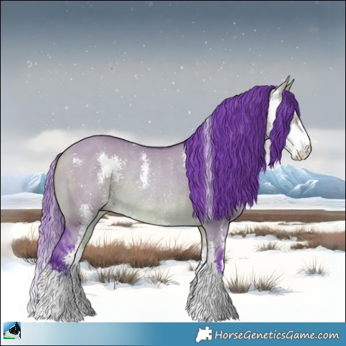 Horse Color:Watercolor Buckskin Dun Mushroom Sabino Rabicano 