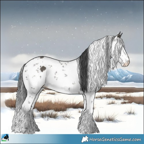 Horse Color:Grullo Sabino 