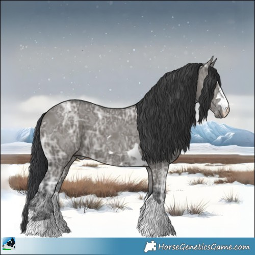 Horse Color:Grullo Ice Mushroom 