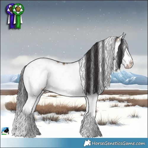 Horse Color:Brown Onyx Sabino Rabicano 